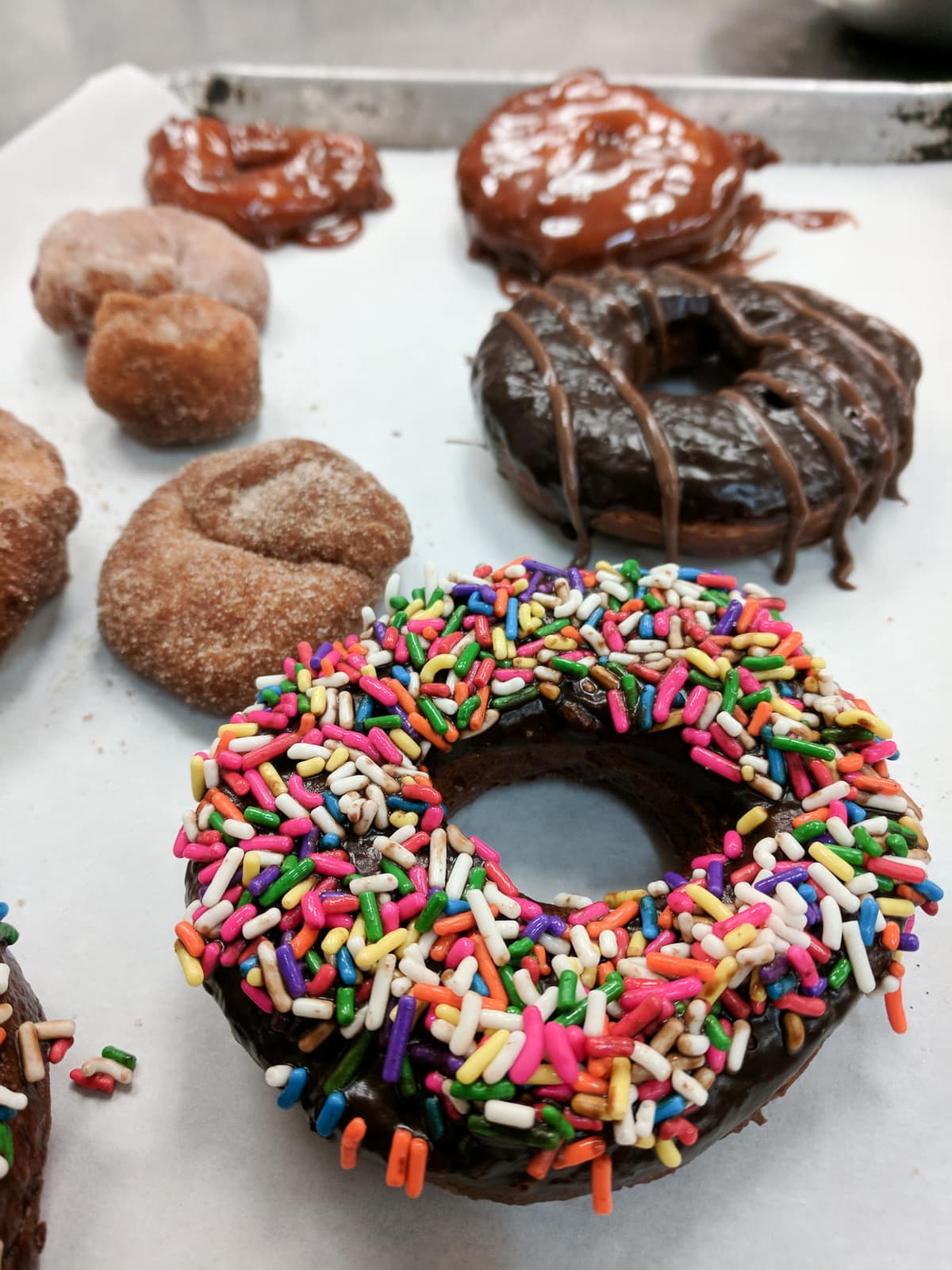 Donuts and apple fritters