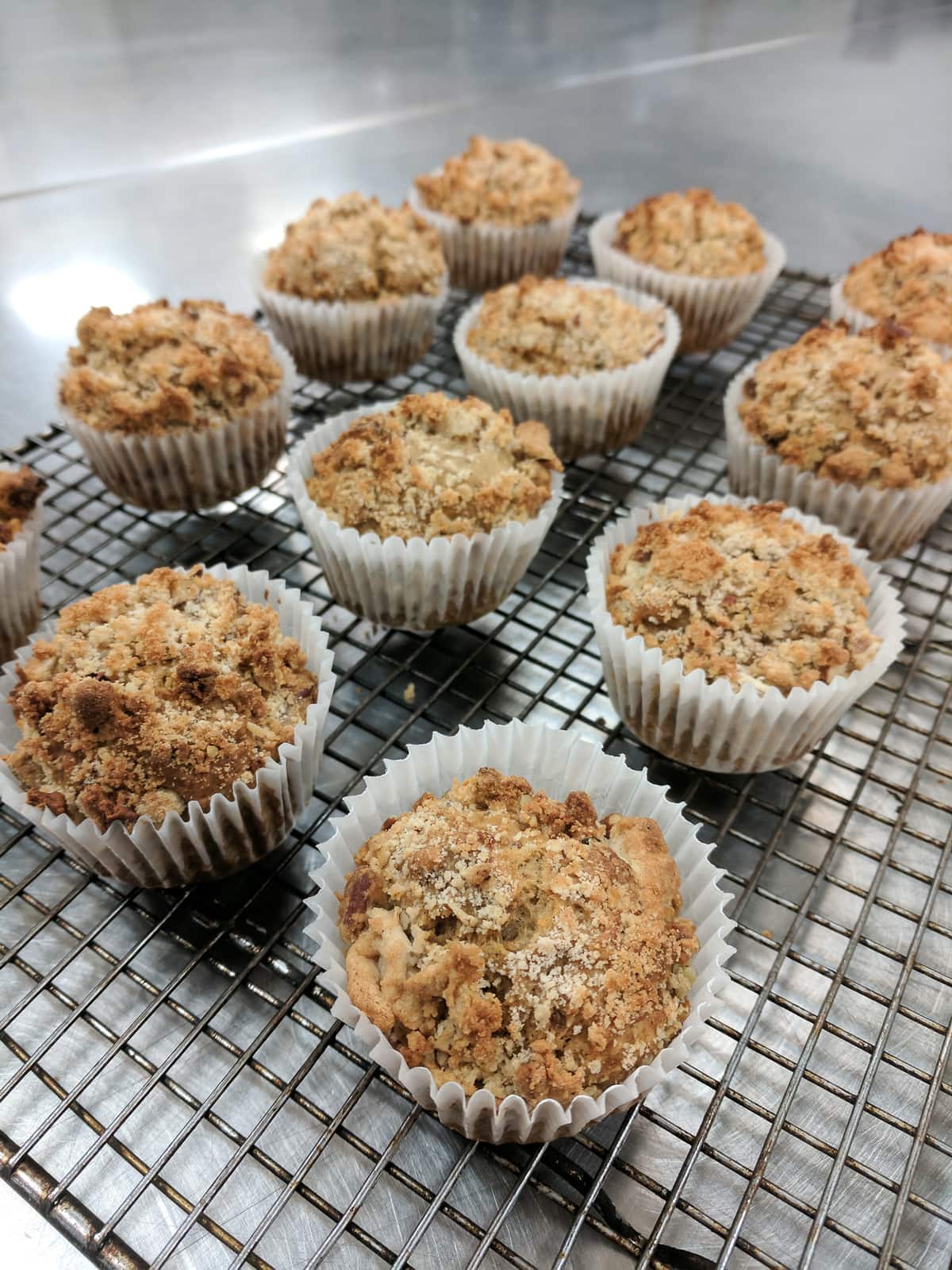 Apple muffin made with alternative sweeteners