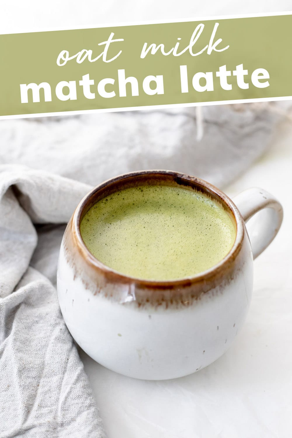 Oat Milk Matcha Latte The Baker's Almanac