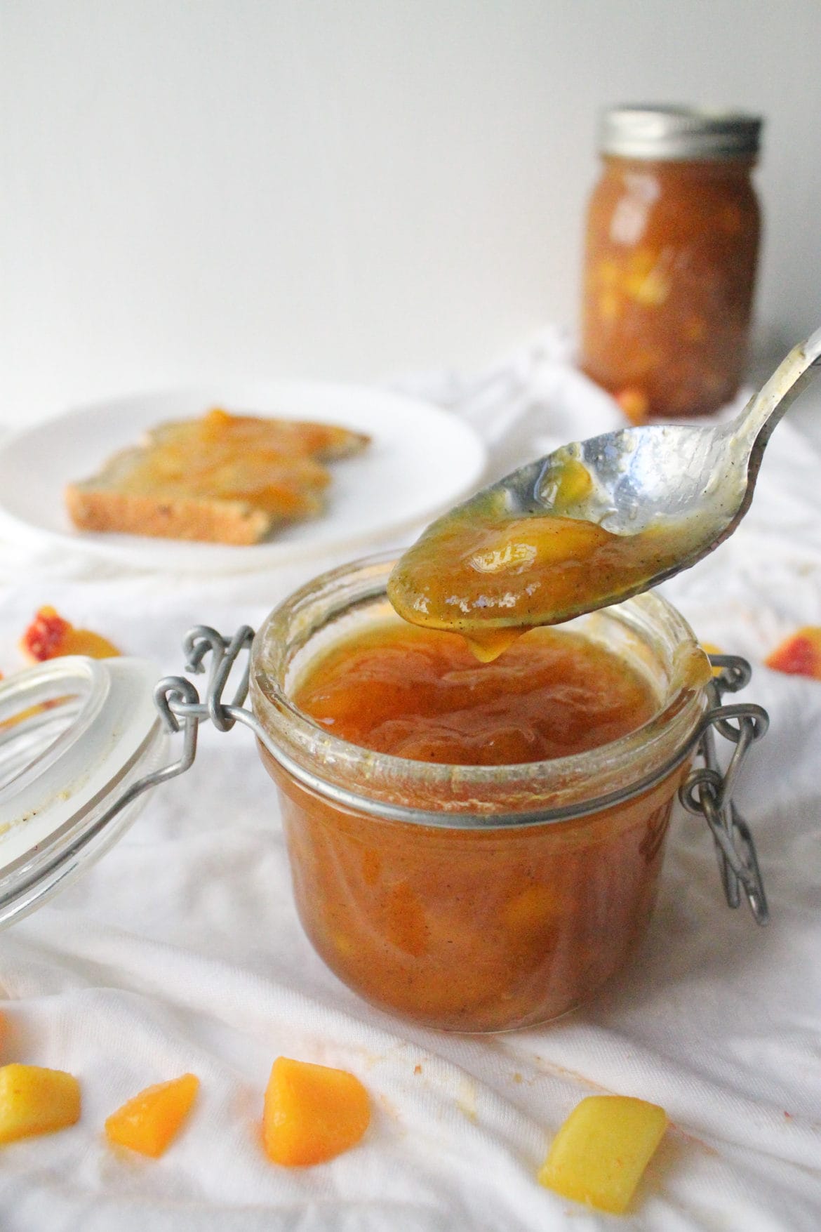 Easy Peach Cardamom Jam - The Baker's Almanac