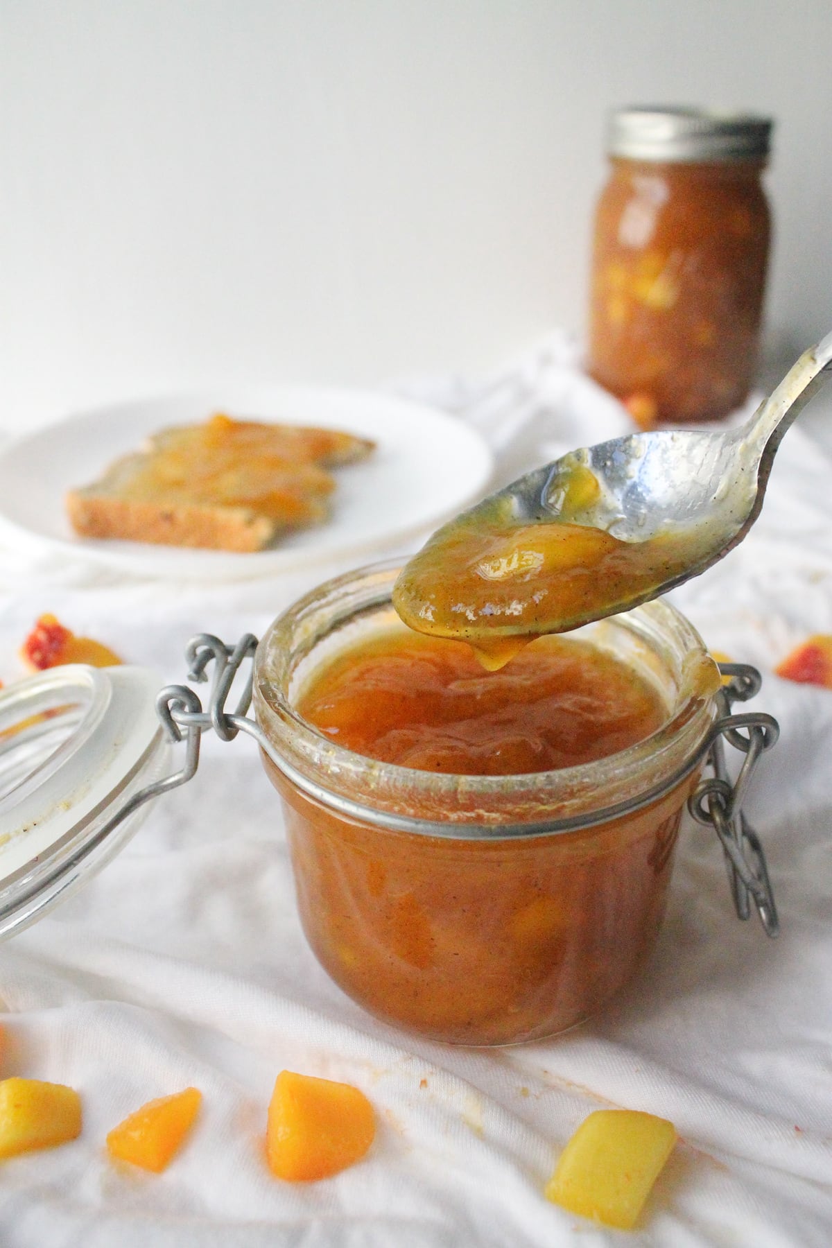 Peach Cardamom Jam