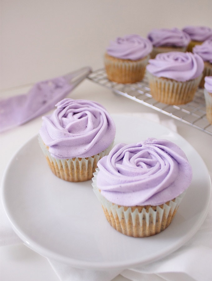 Earl Grey Lavender Cupcakes - The Baker's Almanac