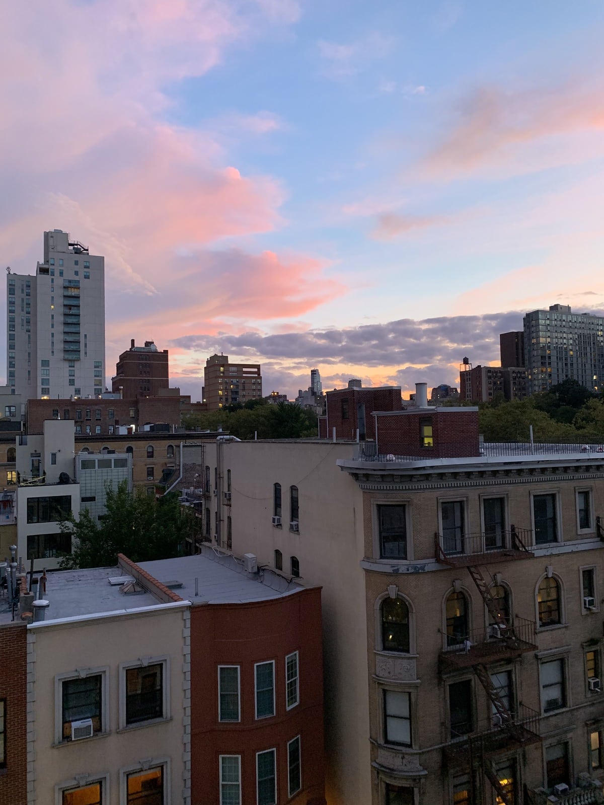 New York City sunset