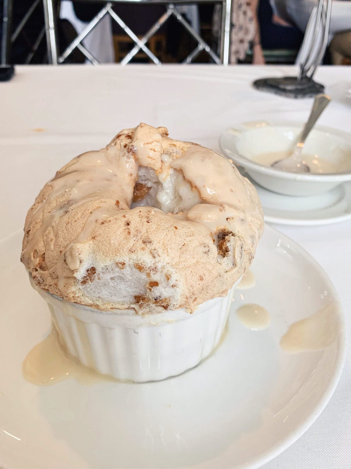 Bread pudding soufflé from Commander's Palace