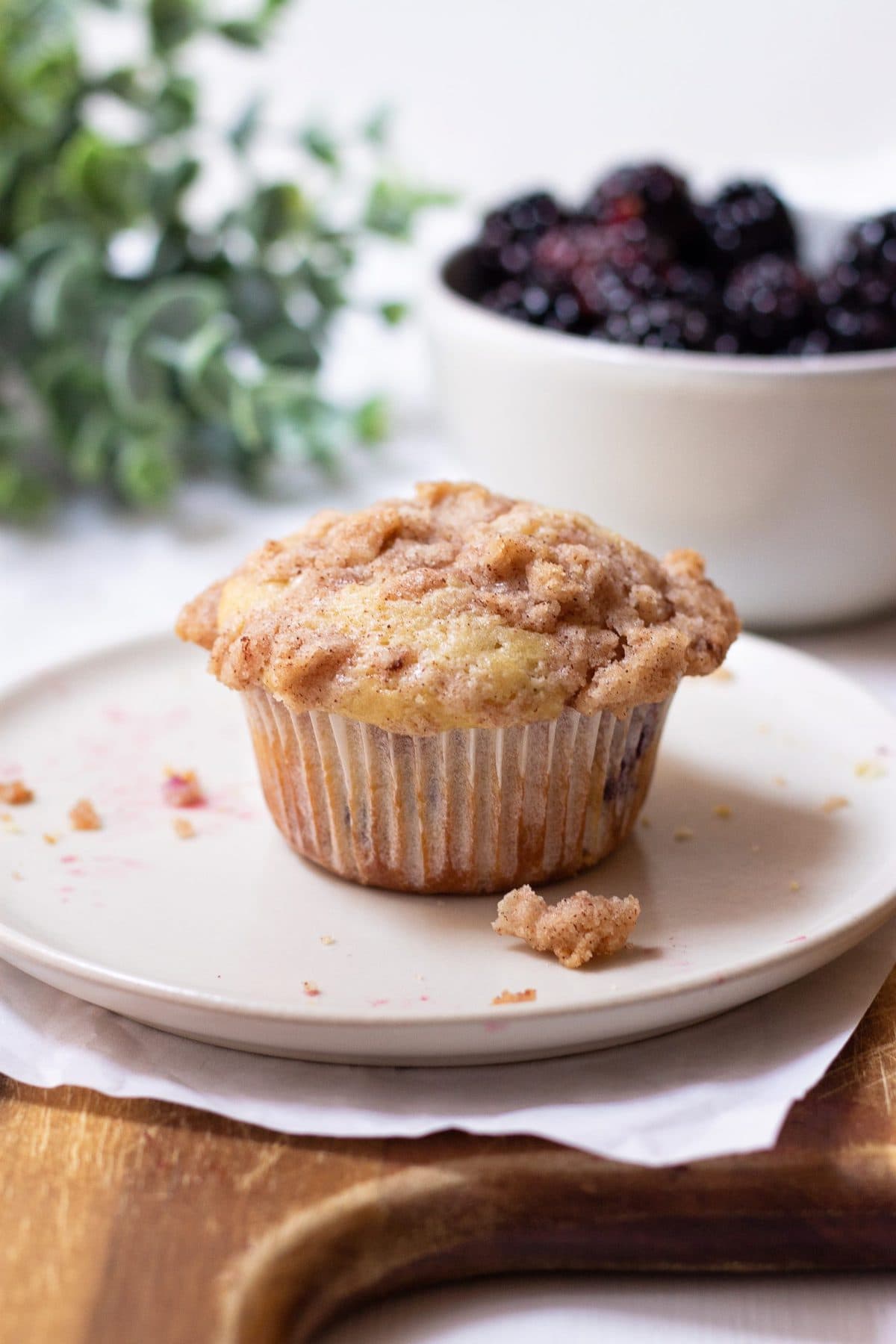 Blackberry Streusel Muffins