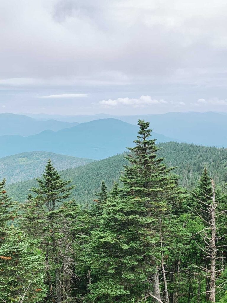 Mountains of Vermont during summertime