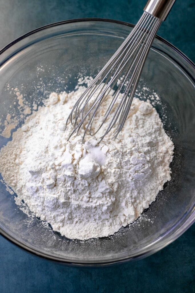 Bowl filled with all-purpose flour
