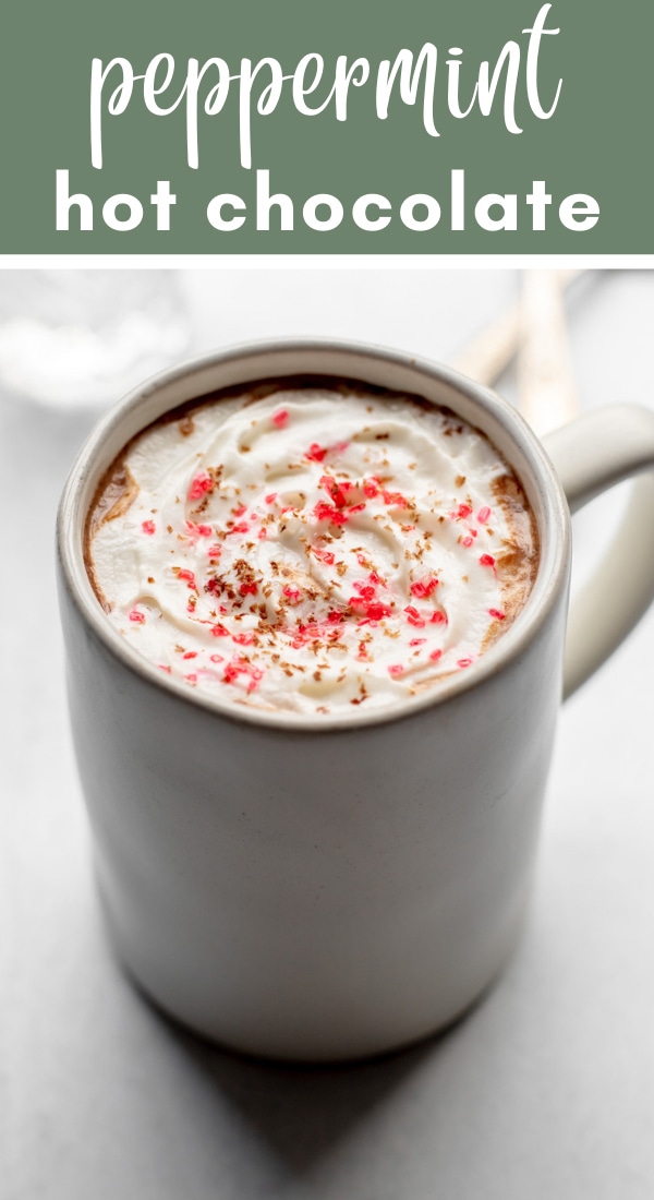Homemade Peppermint Hot Chocolate - The Baker's Almanac