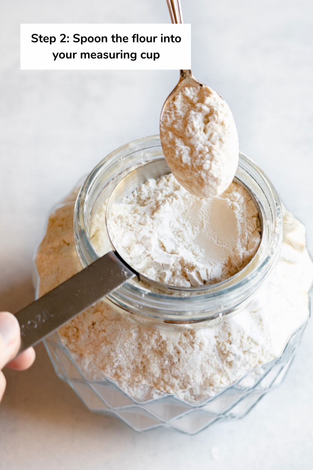 How to Properly Measure Flour (Spoon &amp; Level Method) - The Baker's Almanac